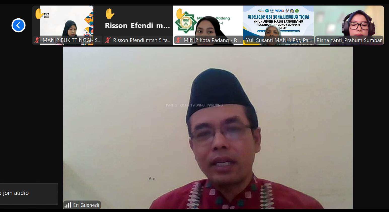 Tim Humas Penuh Antusias Ikuti Rakor Kehumasan Kanwil Kemenag Sumbar 2025