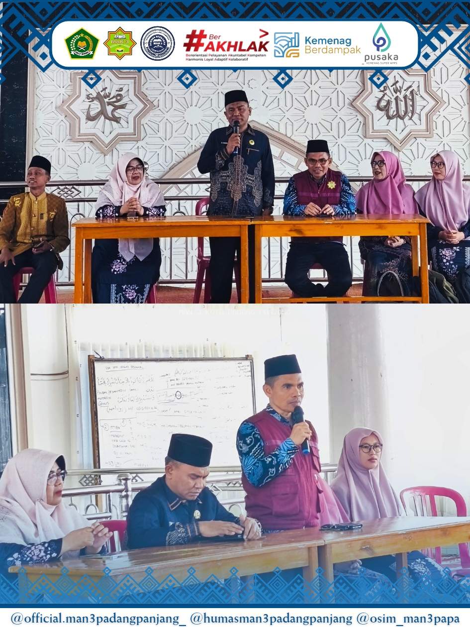 Sapa Civitas PTK MAN 3 Kota Padang Panjang, Kemenag Kota Padang Panjang Laksanakan Sharing Session E-Kinerja 2026