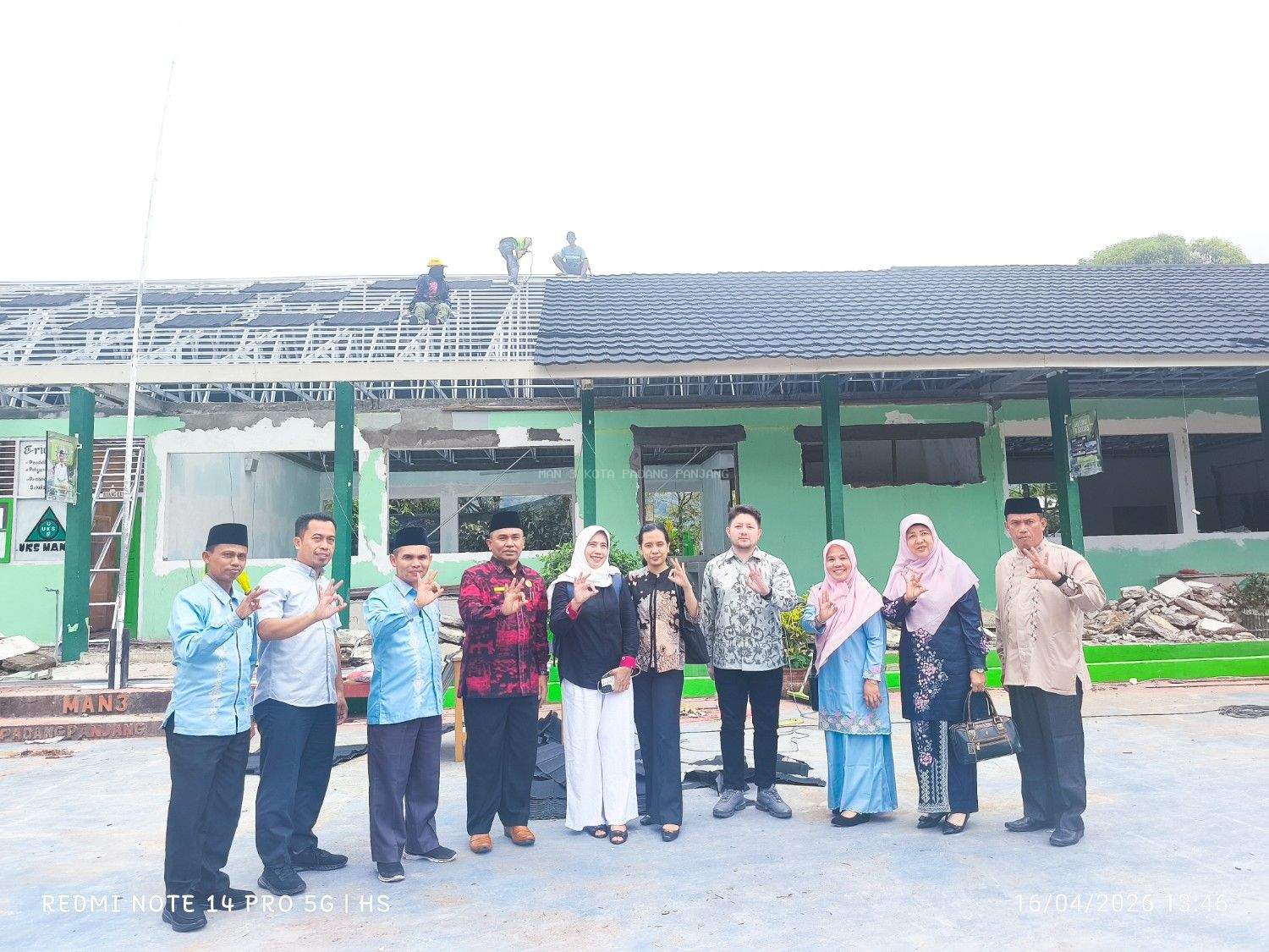Kunjungan Tim Setjen DPR RI ke MAN 3 Kota Padang Panjang, Tinjau Pembangunan dan Perbaikan Sarana Madrasah